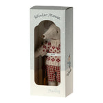 Maileg Winter Mouse with Ski Set, Mum PRE-ORDER eta Dec 23 (8534078783775)