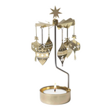 Ornaments Tea Light Carousel, Gold