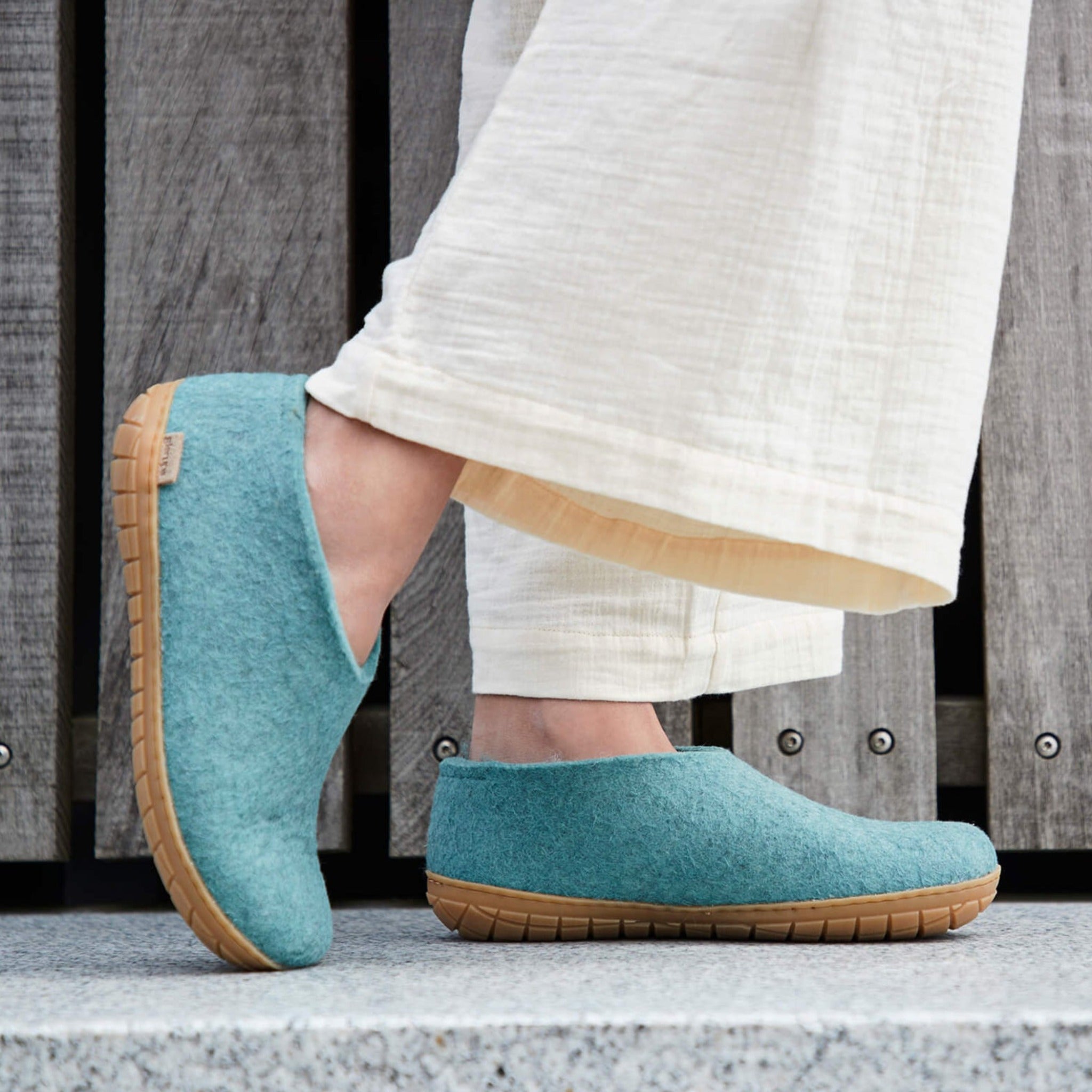 Glerups The Shoe North Sea - Honey Rubber Sole (8982022357279)