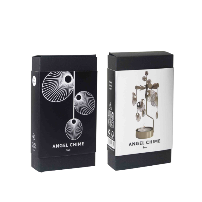 Sun Tea Light Carousel Chime, Gold (10249540010271)