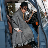 Arvo 100% Wool Pocket Shawl, Nature's Brown (10152667840799)