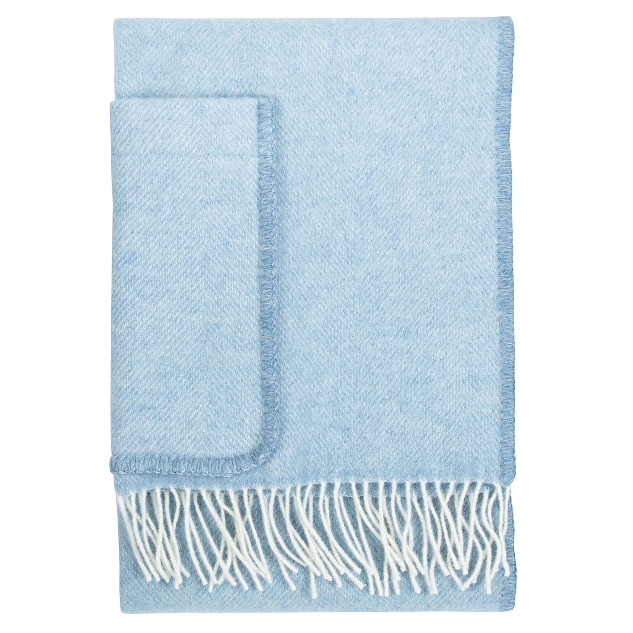 Arvo 100% Wool Pocket Shawl, Natural Dyed Woad (10152666169631)