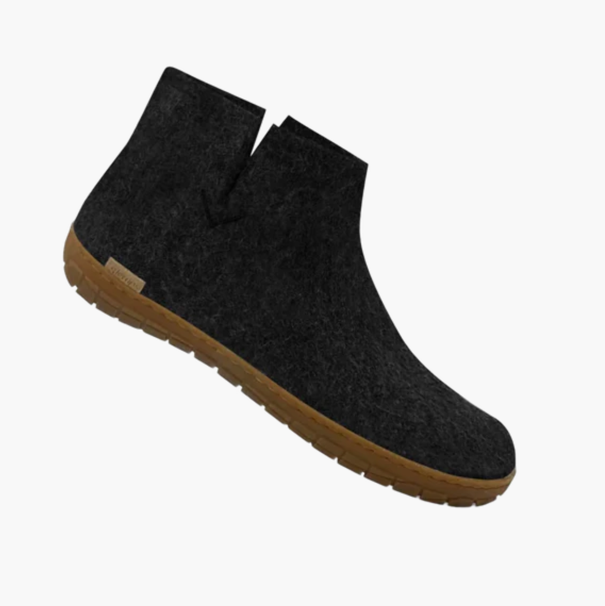 Glerups The Boot Charcoal - Honey Rubber Sole (10093859930399)