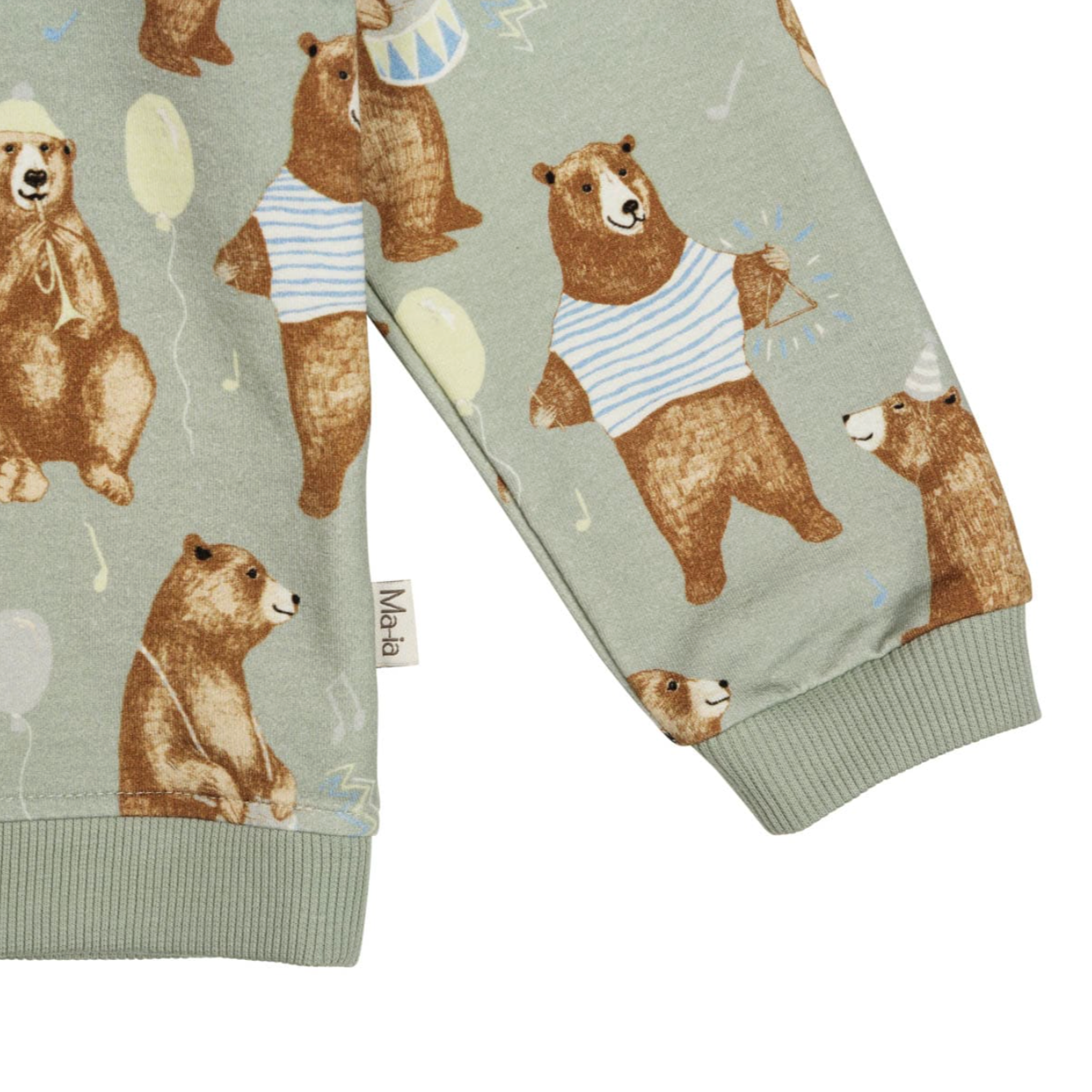 Bear Kids' Sweatshirt, Mint-Brown (10224815898911)