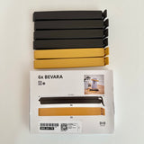 Ikea Bevara Bag Clips, 6-Pack (8774964281631)
