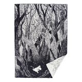 Klippan Premium Felted 100% Wool Blanket, Moomin on the Run (10144144720159)