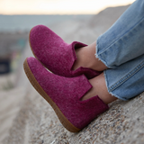 Glerups The Boot Cranberry - Honey Rubber Sole (10093861372191)