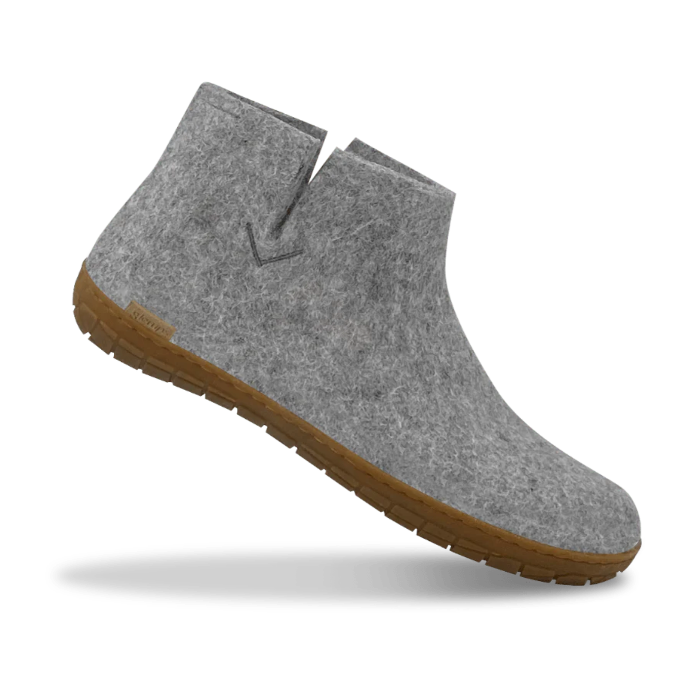 Glerups The Boot Grey - Honey Rubber Sole (10093875921183)