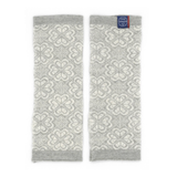 Briksdal Merino Wool Fingerless Gloves, Grey-White (10181568266527)