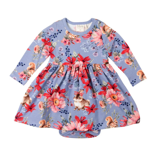 Ma-ia Baby Body Dress, Minette (8904410595615)