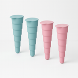 Ikea Uppfylld Ice Lolly Maker, Turquoise/Pink,  4-Pack (8559217738015)