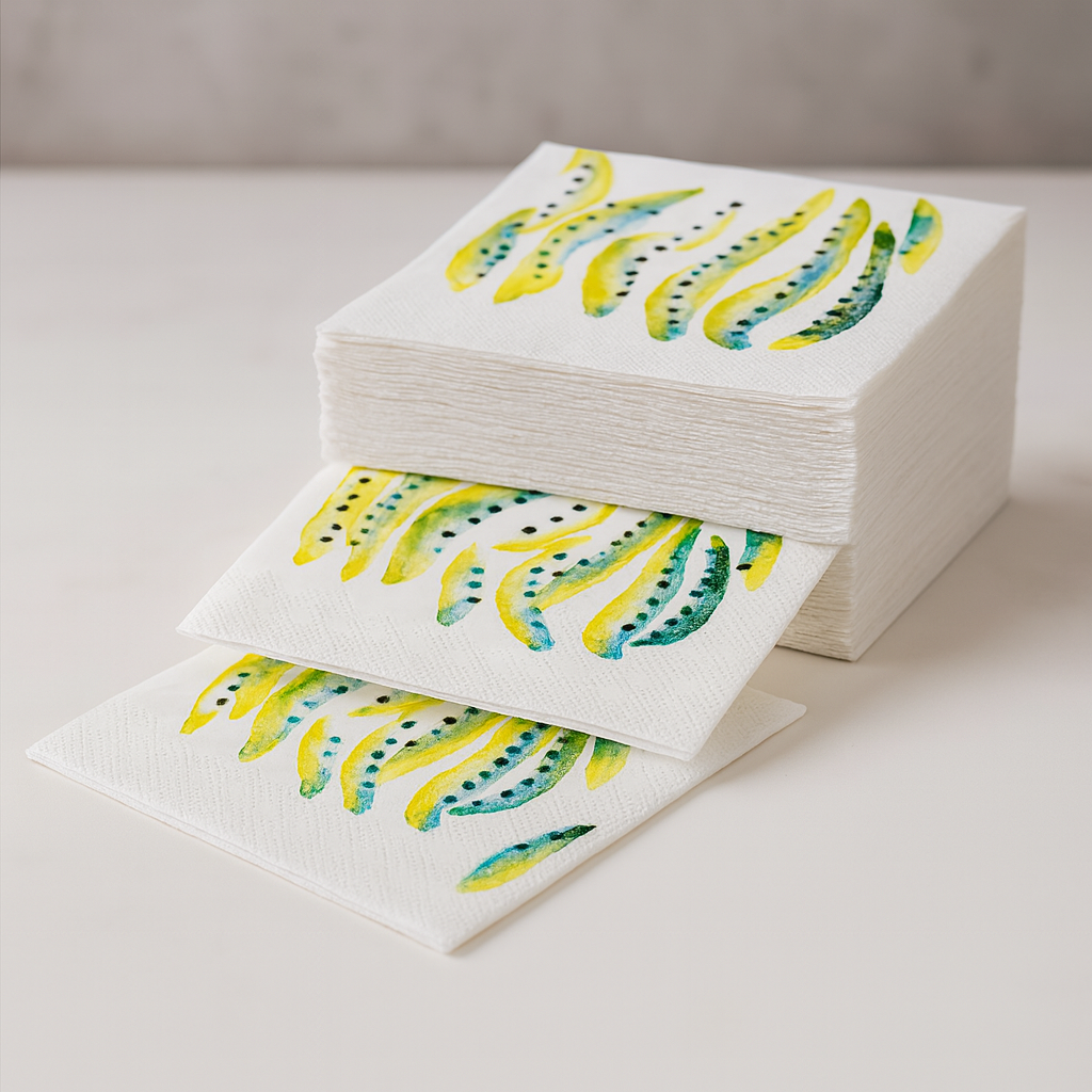 Ikea Nabbfisk Napkin Serviette 30-Pack, 24cm (9482752786719)