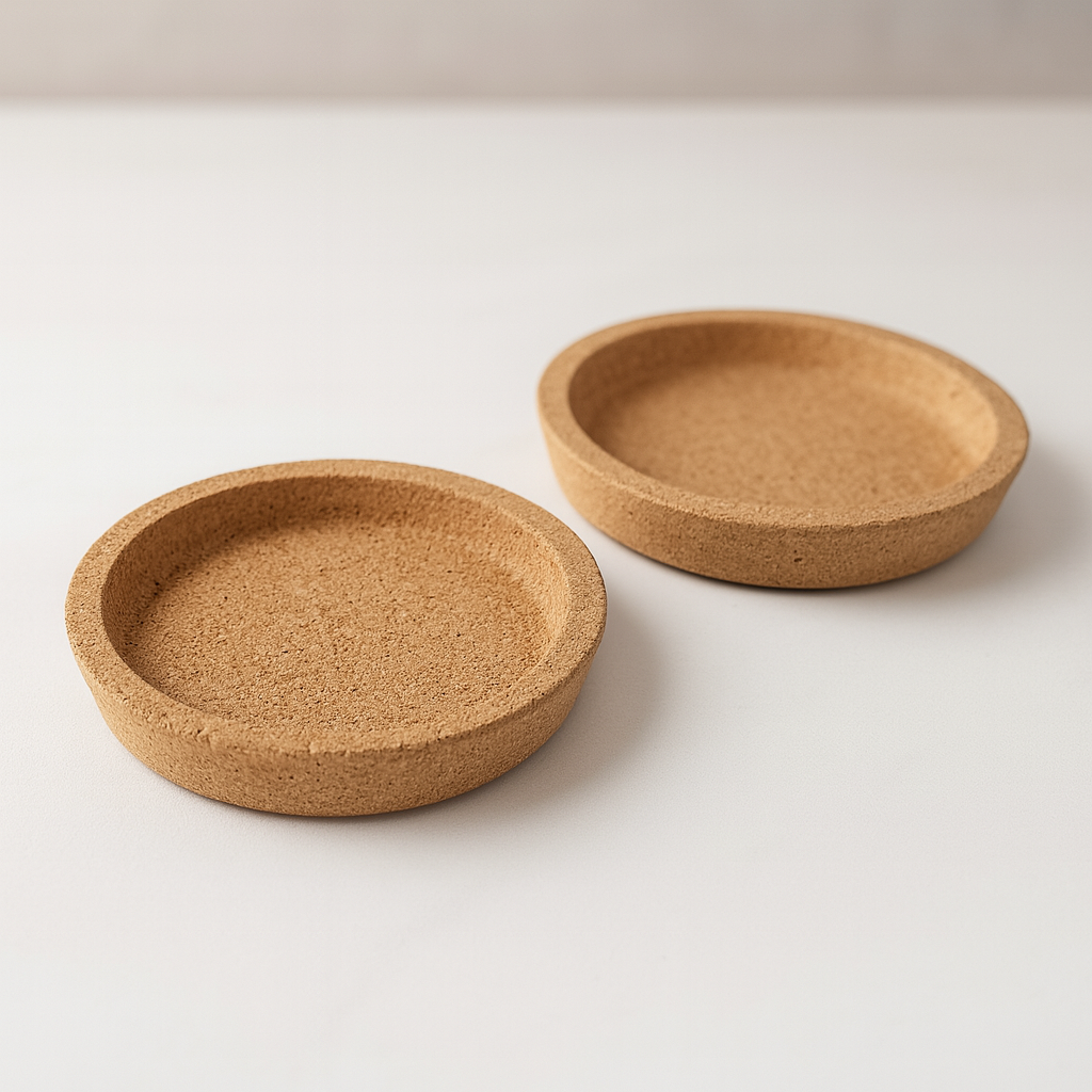 Ikea 365+ Cork Coaster, 9cm (8228092215583)