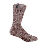 Womens Denmark Wool Socks 2-Pack Gift Box, Light Blue-Burgundy (8326026527007)