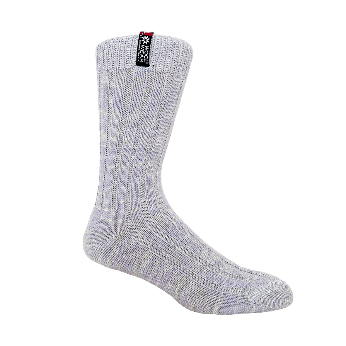 Womens Denmark Wool Socks 2-Pack Gift Box, Yellow-Purple (8325984092447)