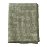 Klippan Diamonds 100% Wool Blanket, Green (9436325576991)