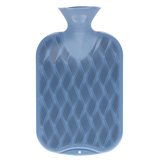 Fashy Hot Water Bottle Wave Ribbed, Blue (10106482032927)