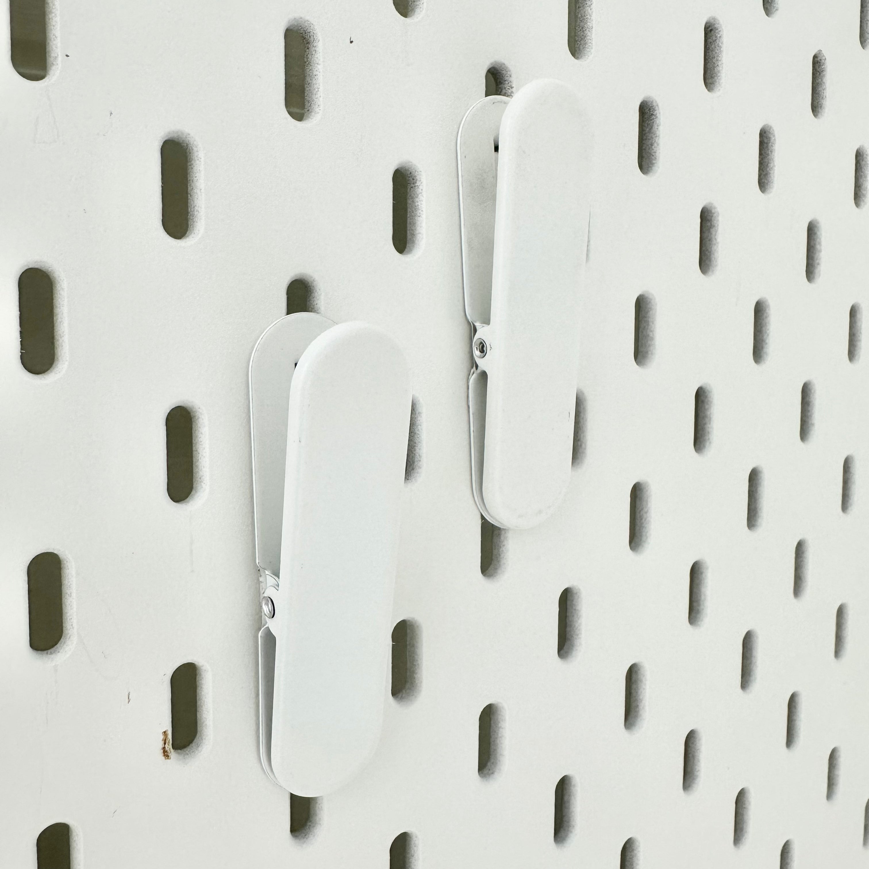 Ikea Skadis Clip, White, 2-Pack (3737521160257)