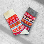 Happy Merino Socks, Off White (10186475471135)
