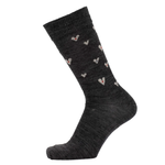 Small Hearts Merino Socks, Antracite (10186481828127)