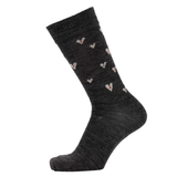 Small Hearts Merino Socks, Antracite (10186481828127)