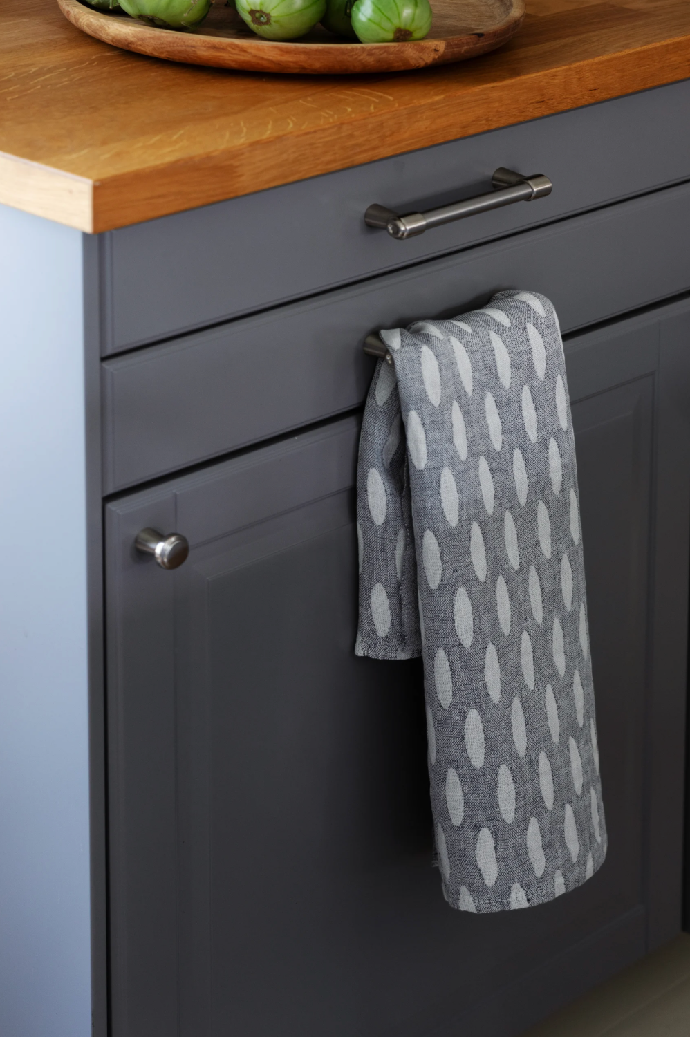 Helmi Pearl Washed Linen Tea Towel, White-Grey, 48x70cm (10224918167839)