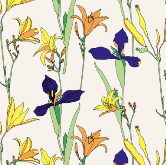 Iris Flower Serviette 20-Pack, Small 24cm (9204069499167)