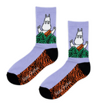 Moomin 80 Women's Retro Socks, Jungle, Purple (10233103941919)