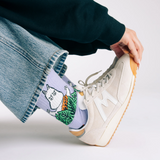 Moomin 80 Women's Retro Socks, Jungle, Purple (10233103941919)