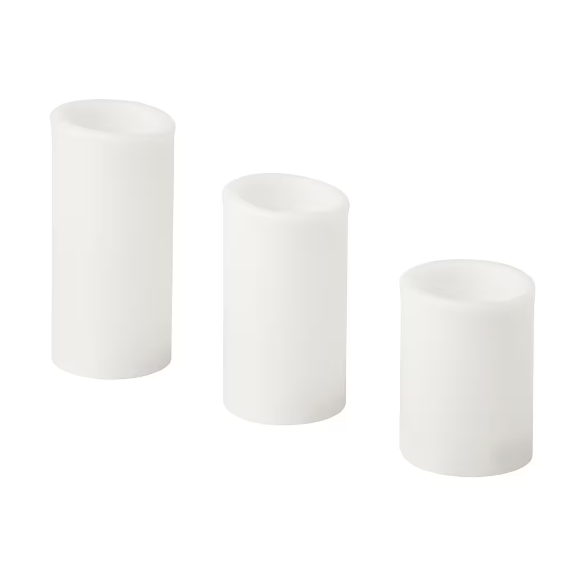 Ikea Adellovtrad LED Block Candles 3-Pack (10152962031903)