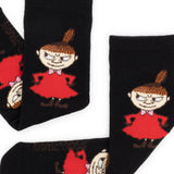 Little My Planning Tricks Women's Socks, Black (9536213221663)