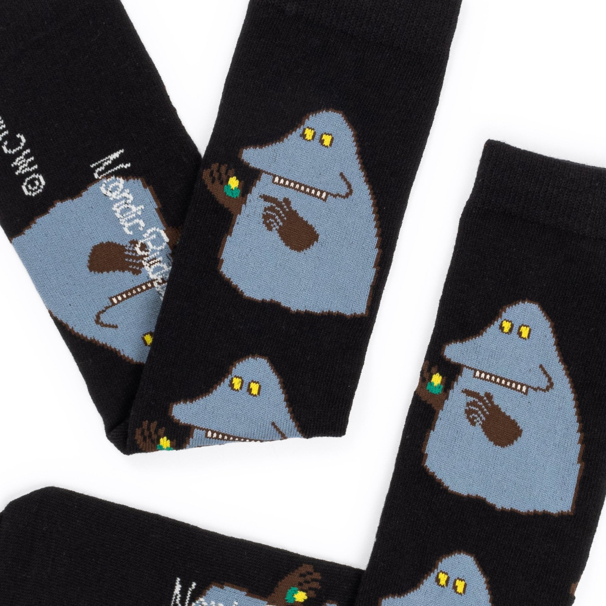 The Groke's Evening Walk Men's Socks, Black (9536188285215)