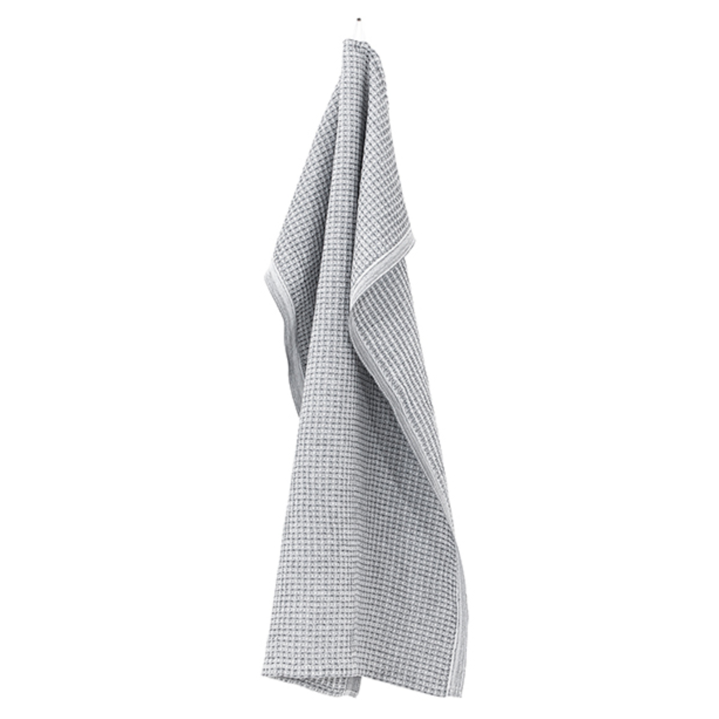 Maija Linen-Tencel Waffle Tea Towel, White-Grey (10238159323423)