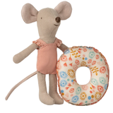 Maileg Beach Mouse Little Sister with Float Flower