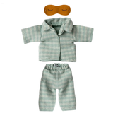 Maileg Pyjamas for Dad Mouse, Sand and mint