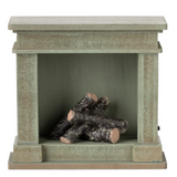 Maileg Fireplace Miniature Dusty Green (10272688472351)