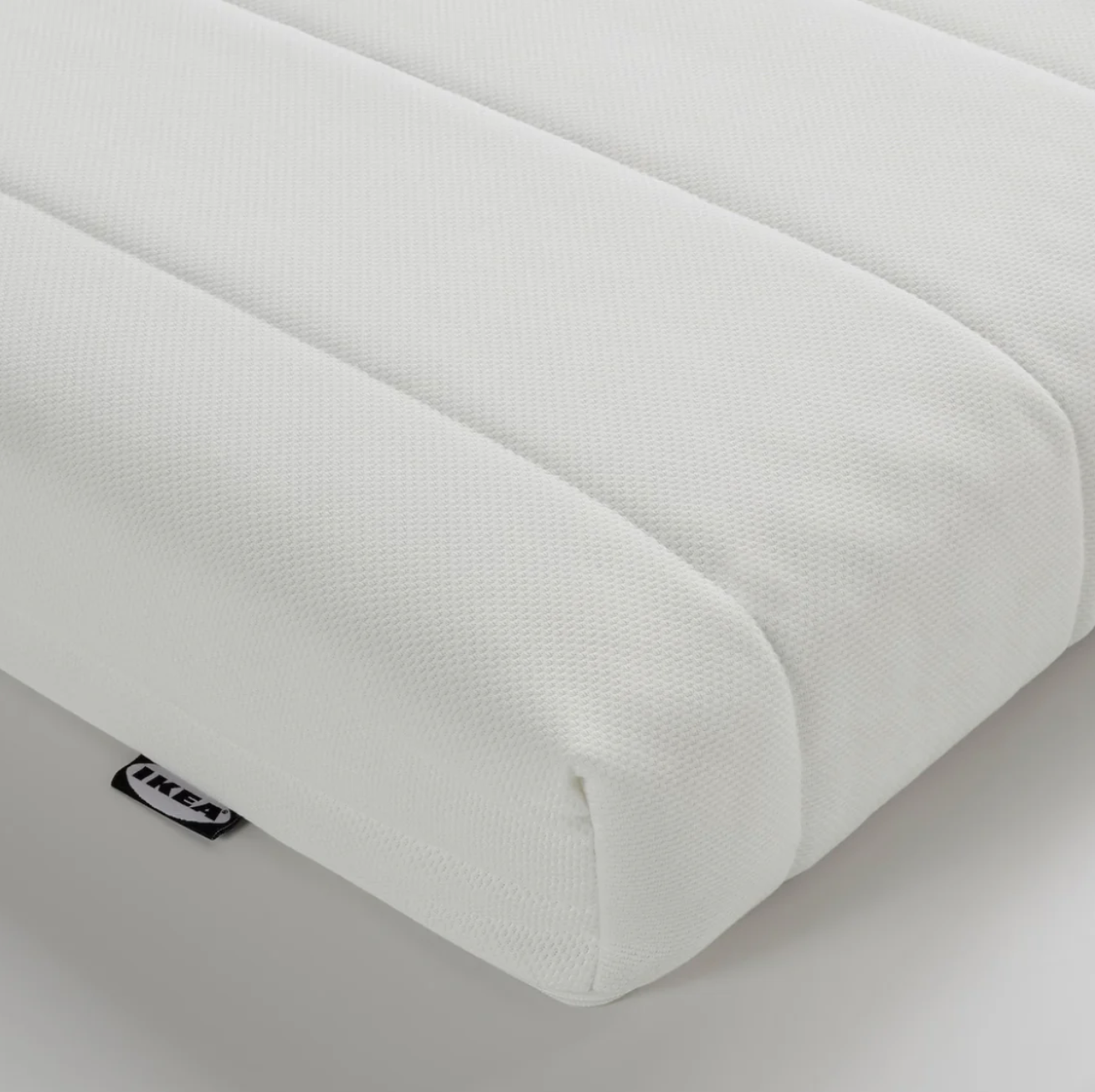 Ikea Kura Reversible Bed, 90x200cm, White / Pine inc. 1x Mattress (10155707367711)