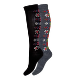 Monica Knee High Merino Socks, Anthracite (10186252943647)