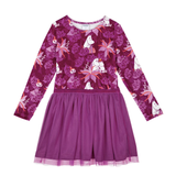 Moomin Kids' Velvet Dress Amaryllis, Dark Rosa (10211934568735)