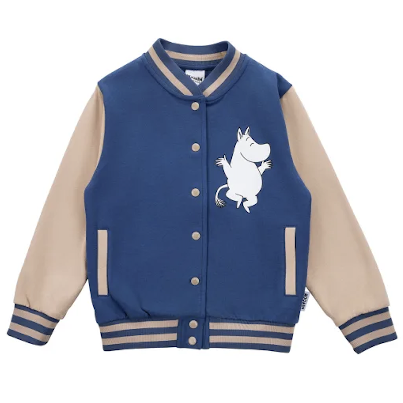 Moomin Kids' Jacket Moomintroll, Blue-Beige (10224815931679)