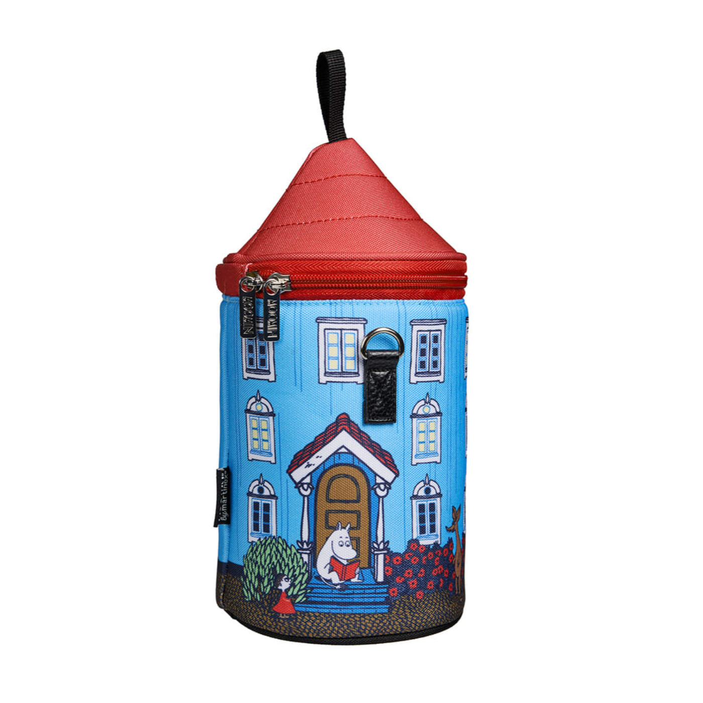 Moomin Shoulder Bag Moominhouse, Blue-Red (10219271192863)