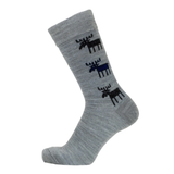 Moose Merino Socks, Light Grey (10186537599263)