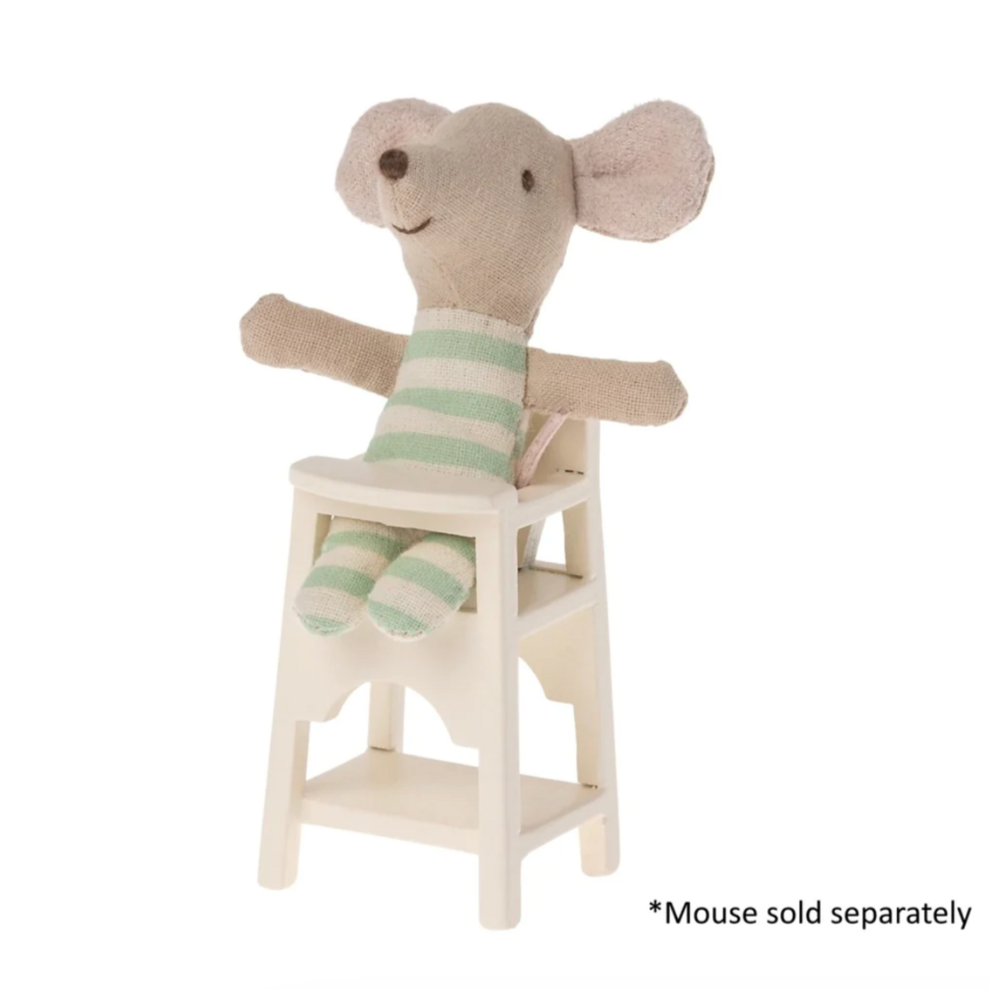 Maileg High Chair, Mouse, Off White (8435786088735)