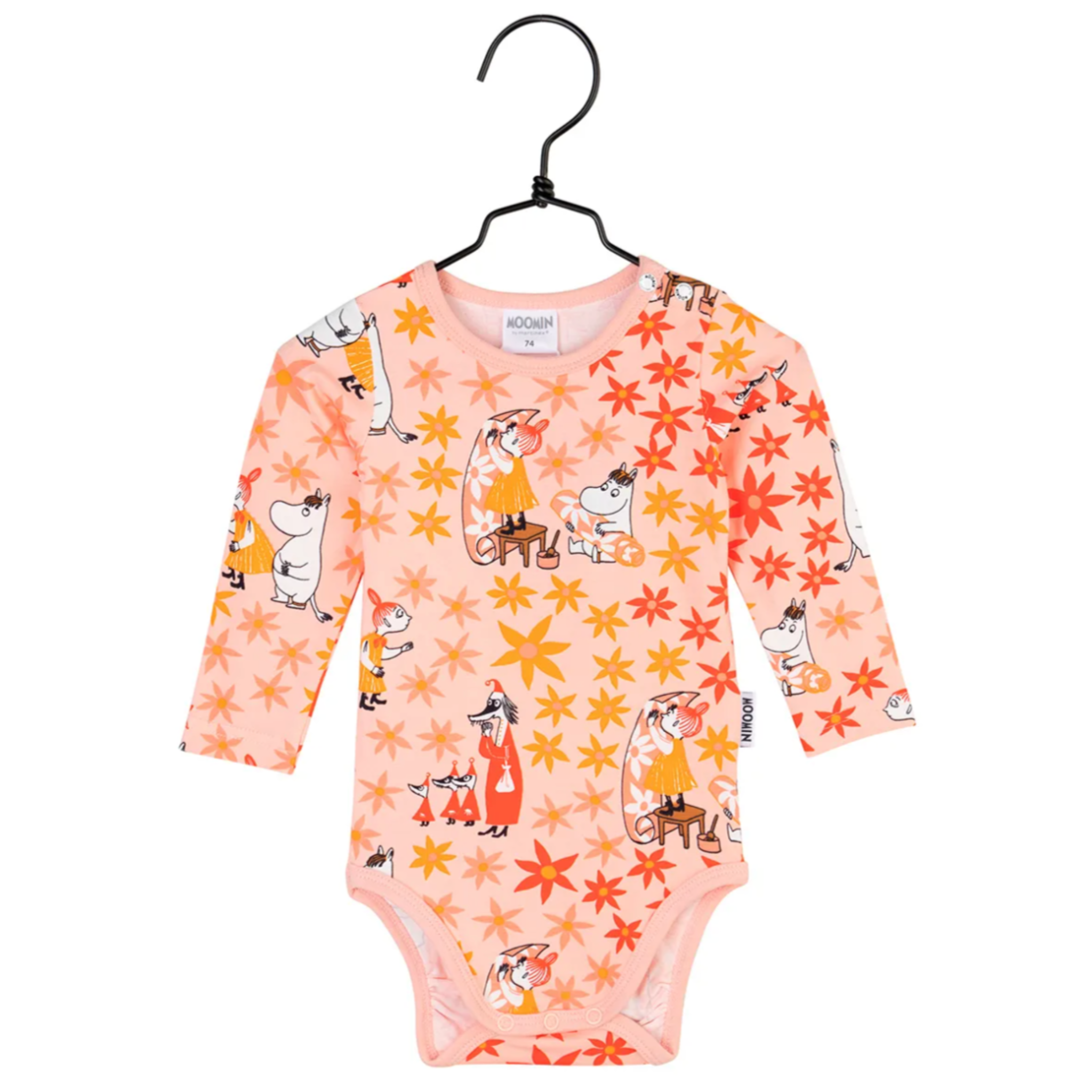 Moomin Baby Body, Pink Wallpaper (8437946581279)