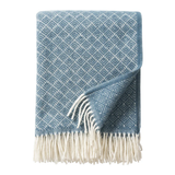 Klippan Pampas 100% Wool Throw, Blue (10064176939295)