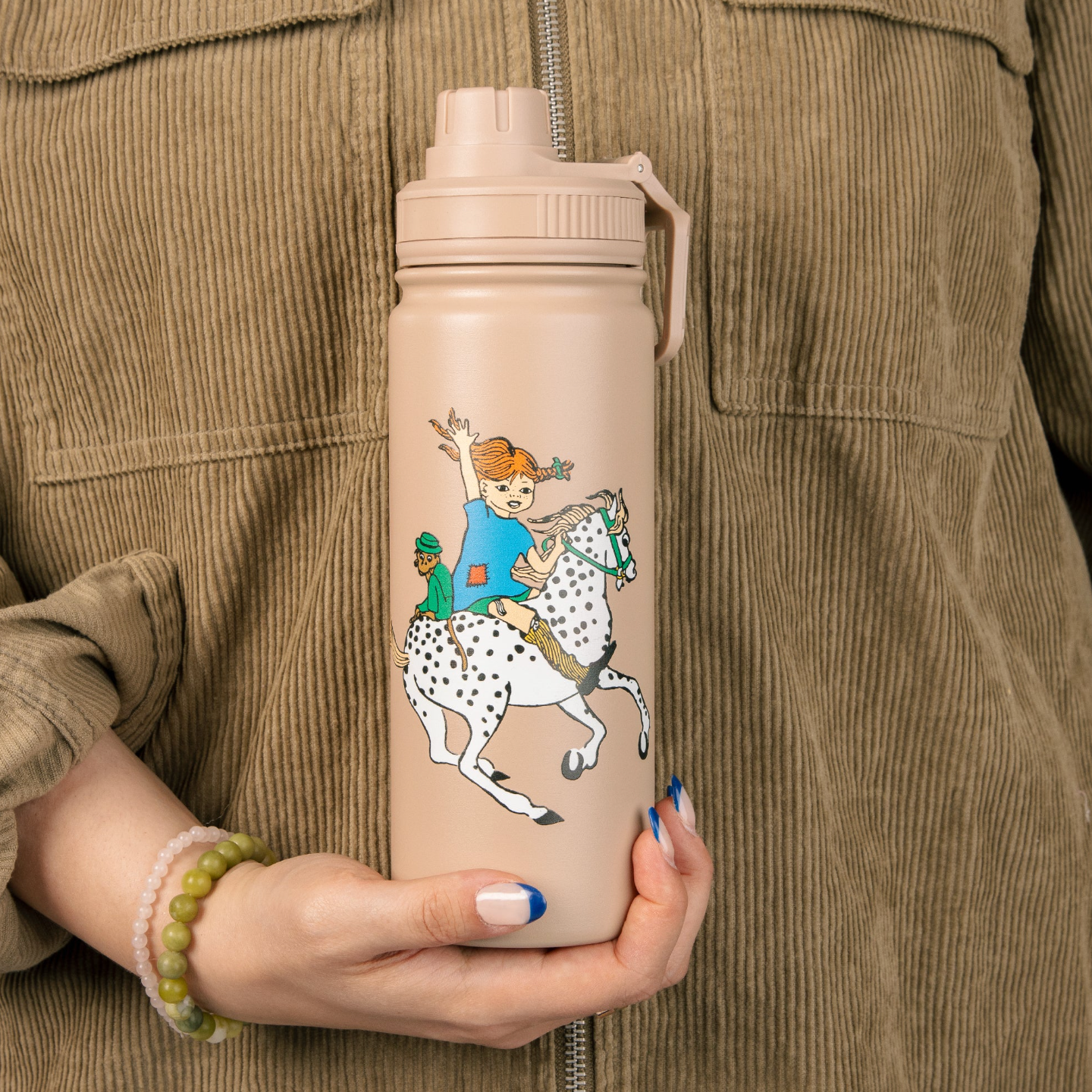Pippi Longstocking Thermal Everyday Bottle 550ml (10237435412767)