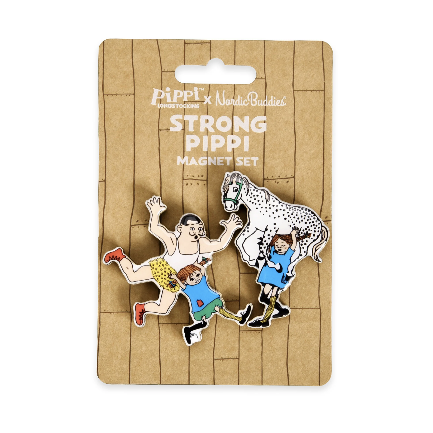Pippi Longstocking Magnet Set of 2, Strong Pippi (10237435740447)