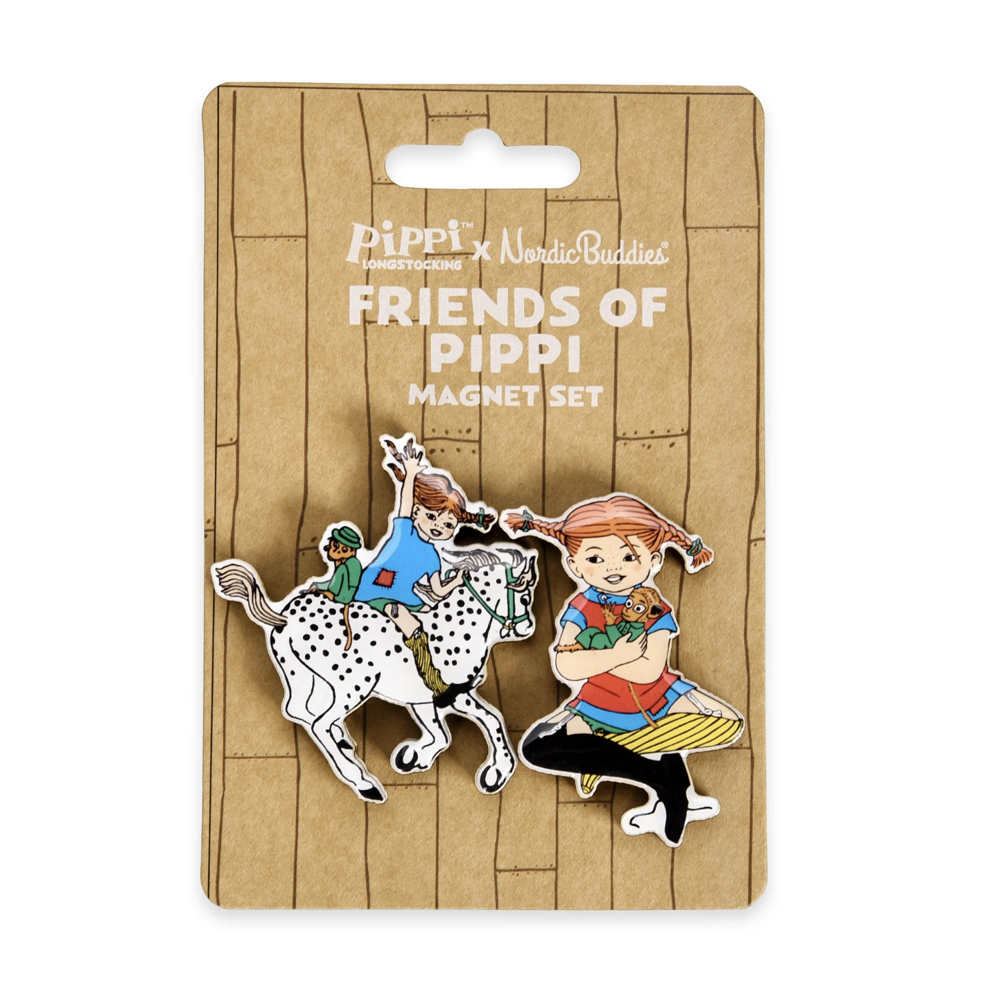 Pippi Longstocking Magnet Set of 2, Friends of Pippi (10237435773215)