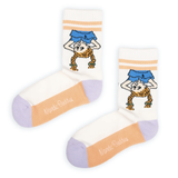 Pippi Longstocking Upside Down Socks, Orange-Lilac (10237439705375)