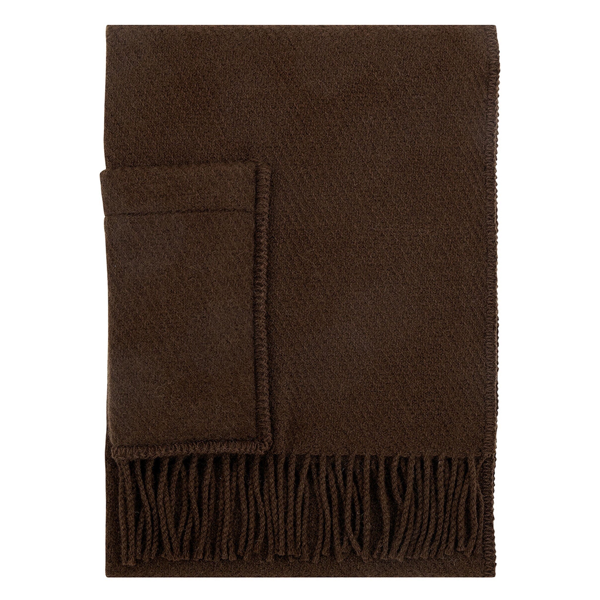 Uni Pocket Shawl 60x170cm, Chocolate (10152640184607)